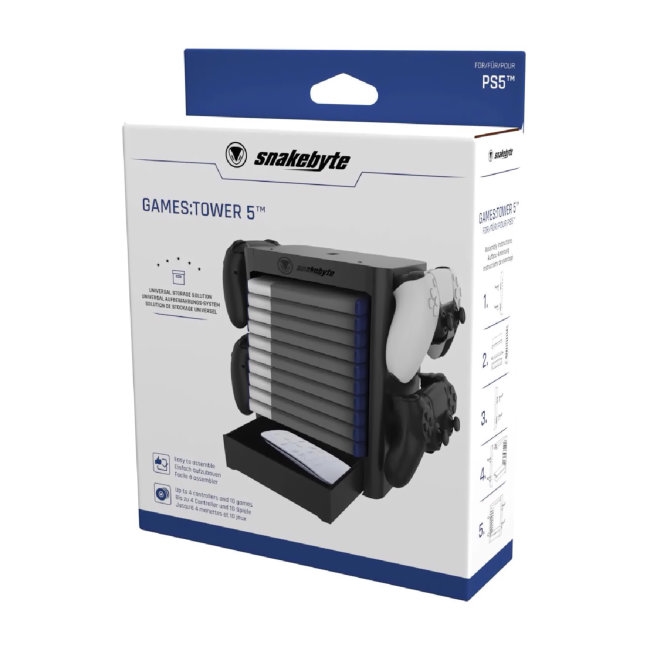 Stalak za igre i Joystik-e  PS5 snakebyte GAMES:TOWER 5™